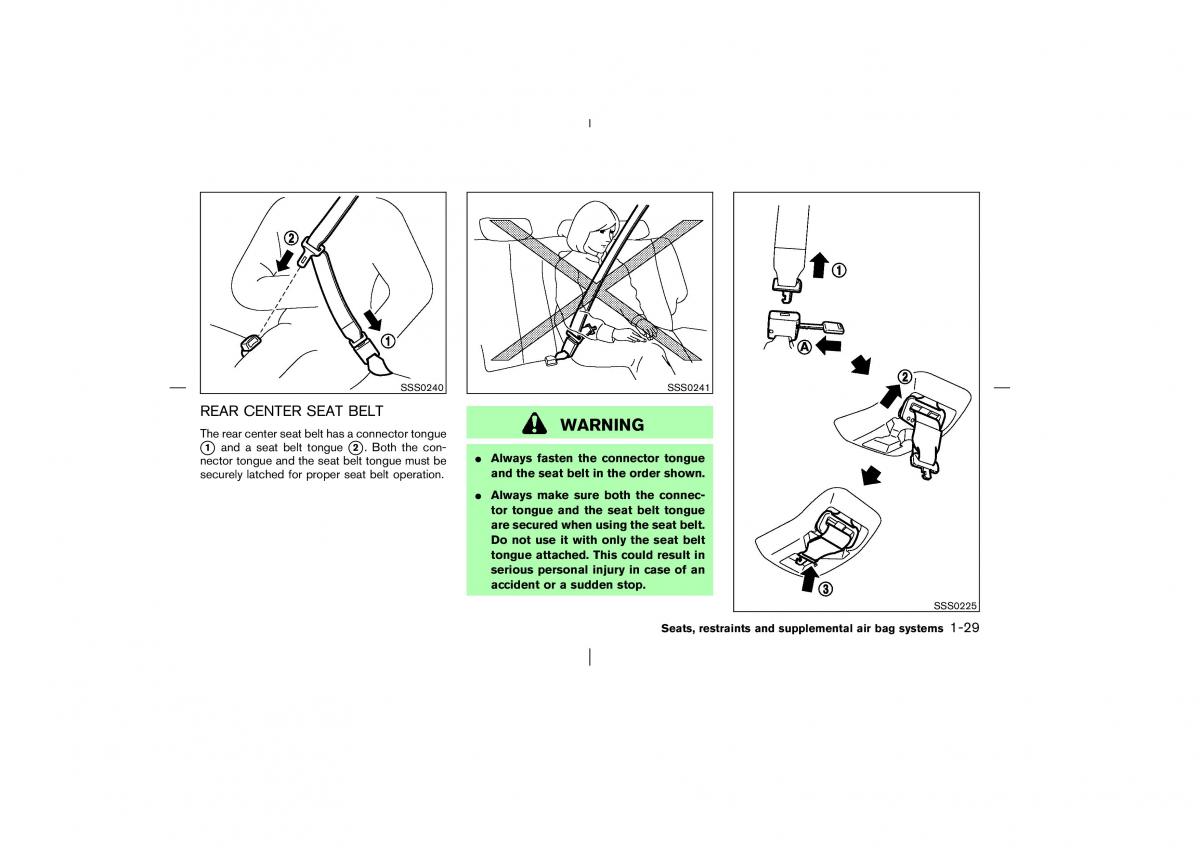 Nissan Murano Z50 owners manual / page 34