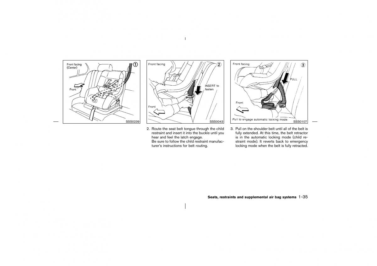 Nissan Murano Z50 owners manual / page 40