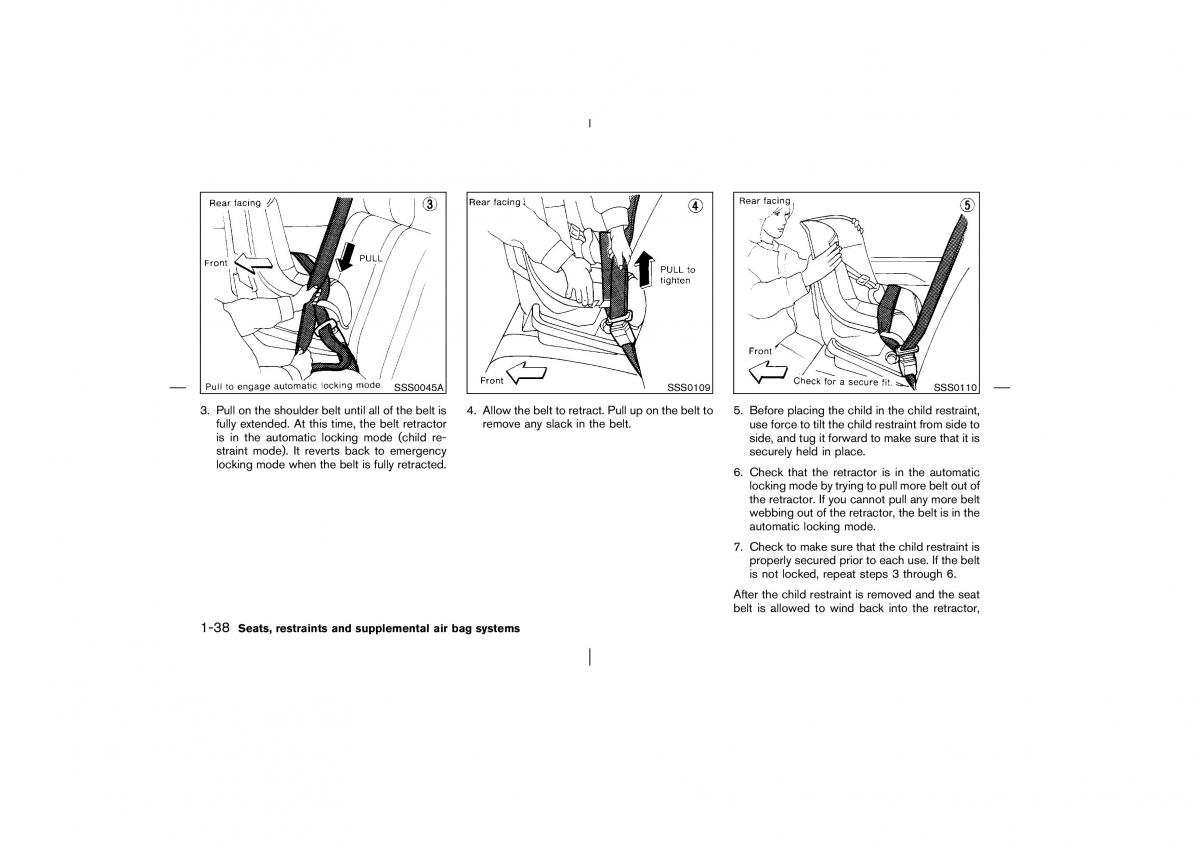 Nissan Murano Z50 owners manual / page 43