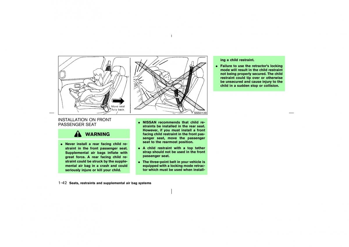 Nissan Murano Z50 owners manual / page 47