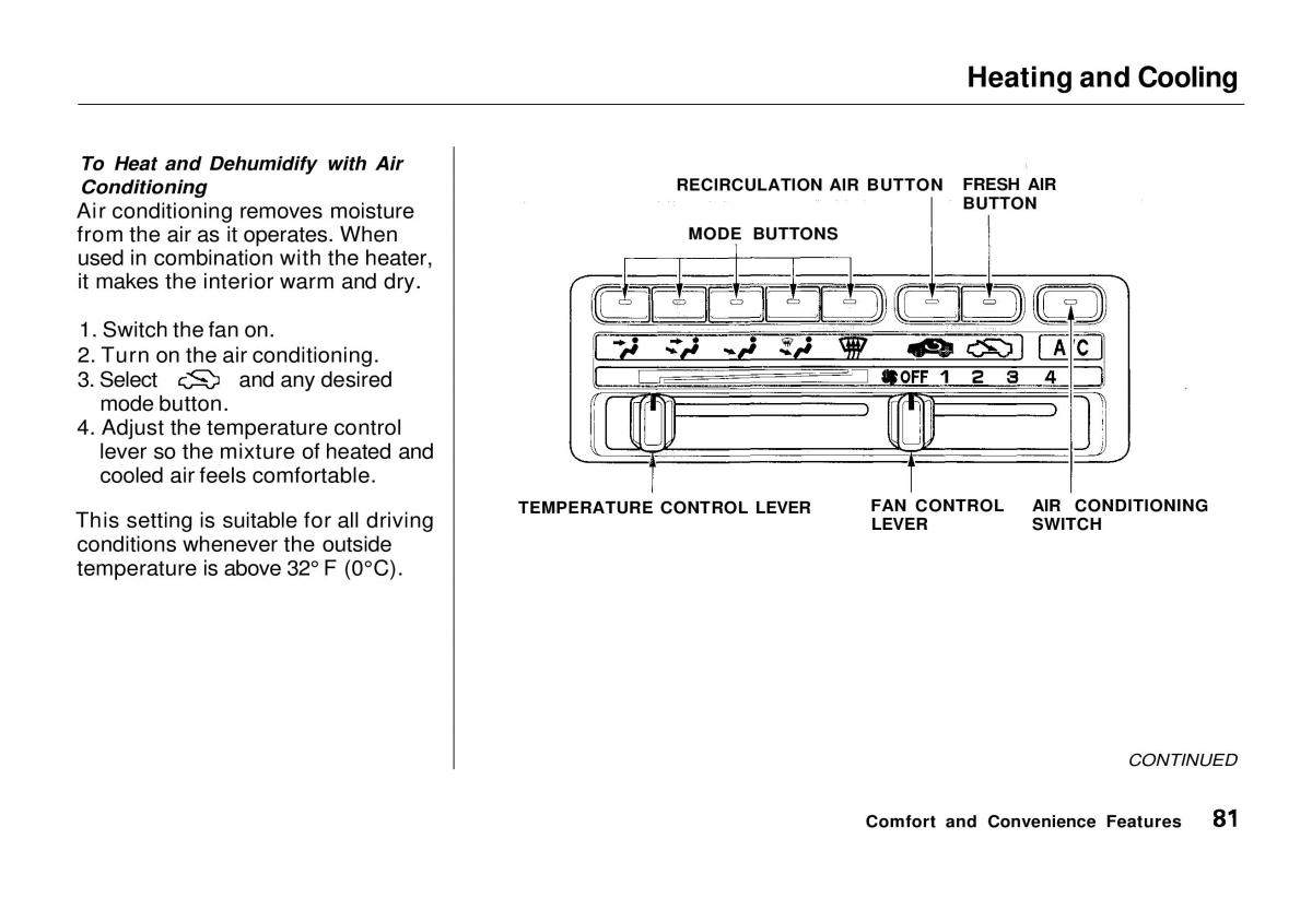 Honda Odyssey I 1 Honda Shuttle Isuzu Oasis owners manual / page 81