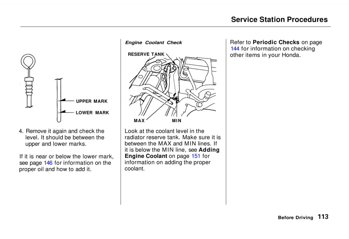 manual  Honda Odyssey I 1 Honda Shuttle Isuzu Oasis owners manual / page 113