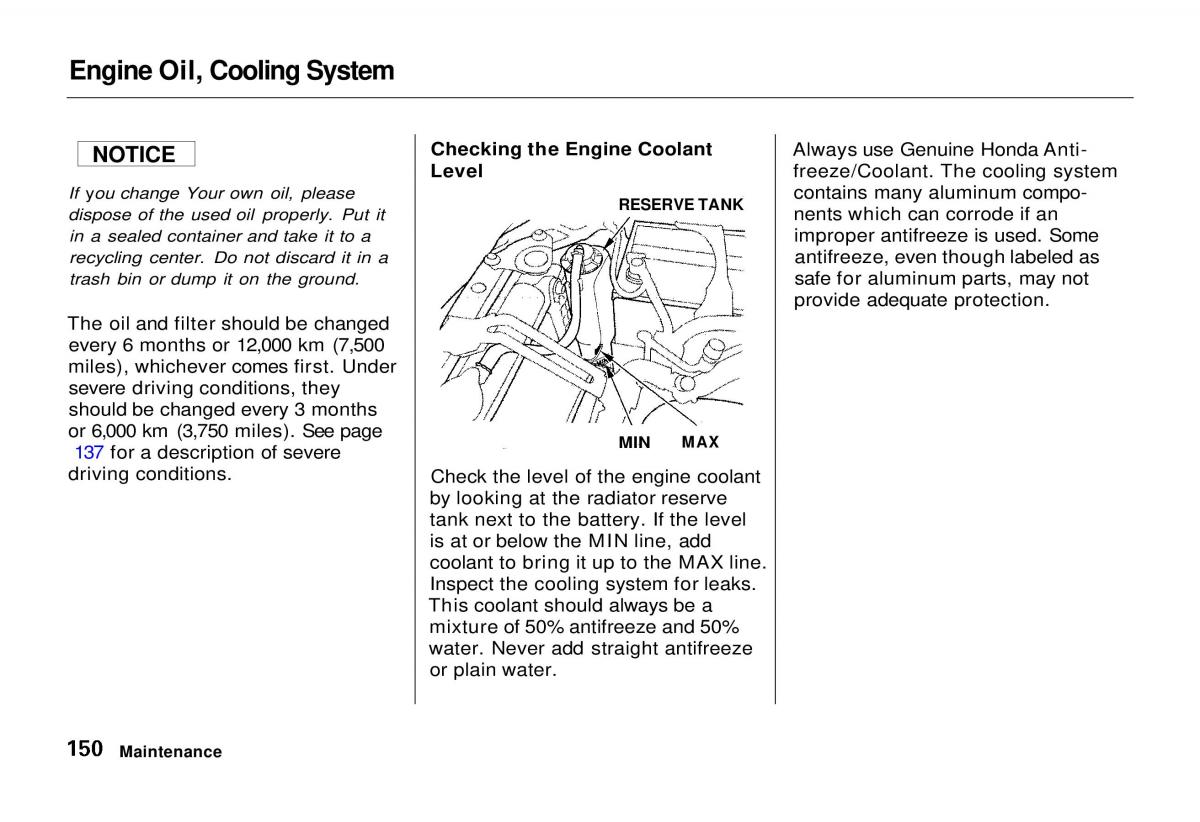 manual  Honda Odyssey I 1 Honda Shuttle Isuzu Oasis owners manual / page 149