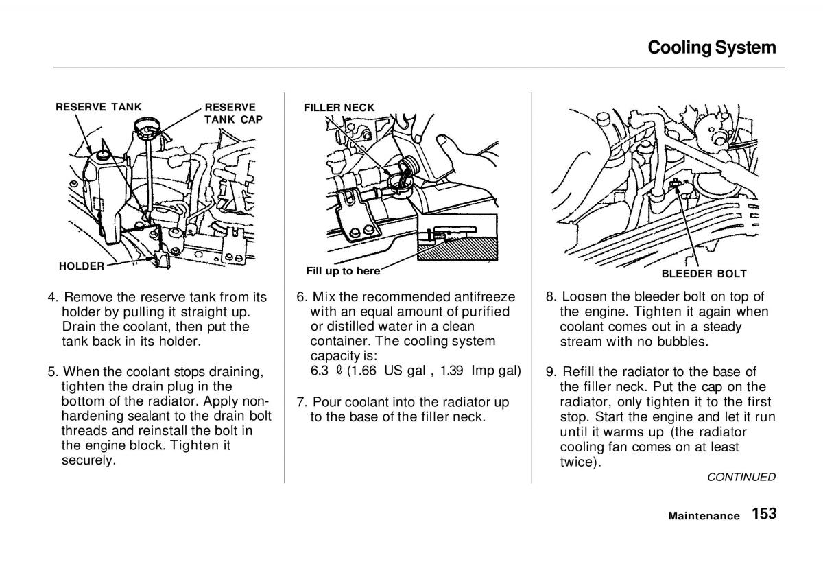 manual  Honda Odyssey I 1 Honda Shuttle Isuzu Oasis owners manual / page 152