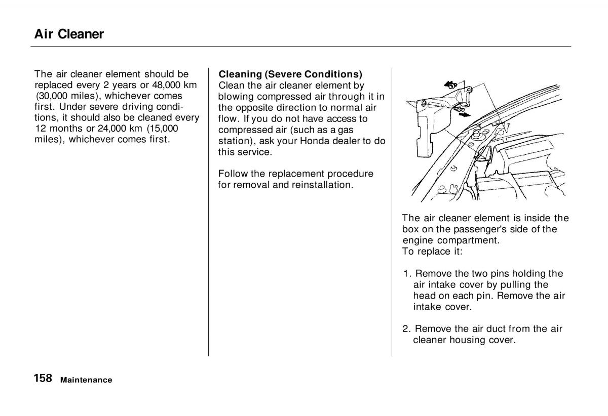 Honda Odyssey I 1 Honda Shuttle Isuzu Oasis owners manual / page 157