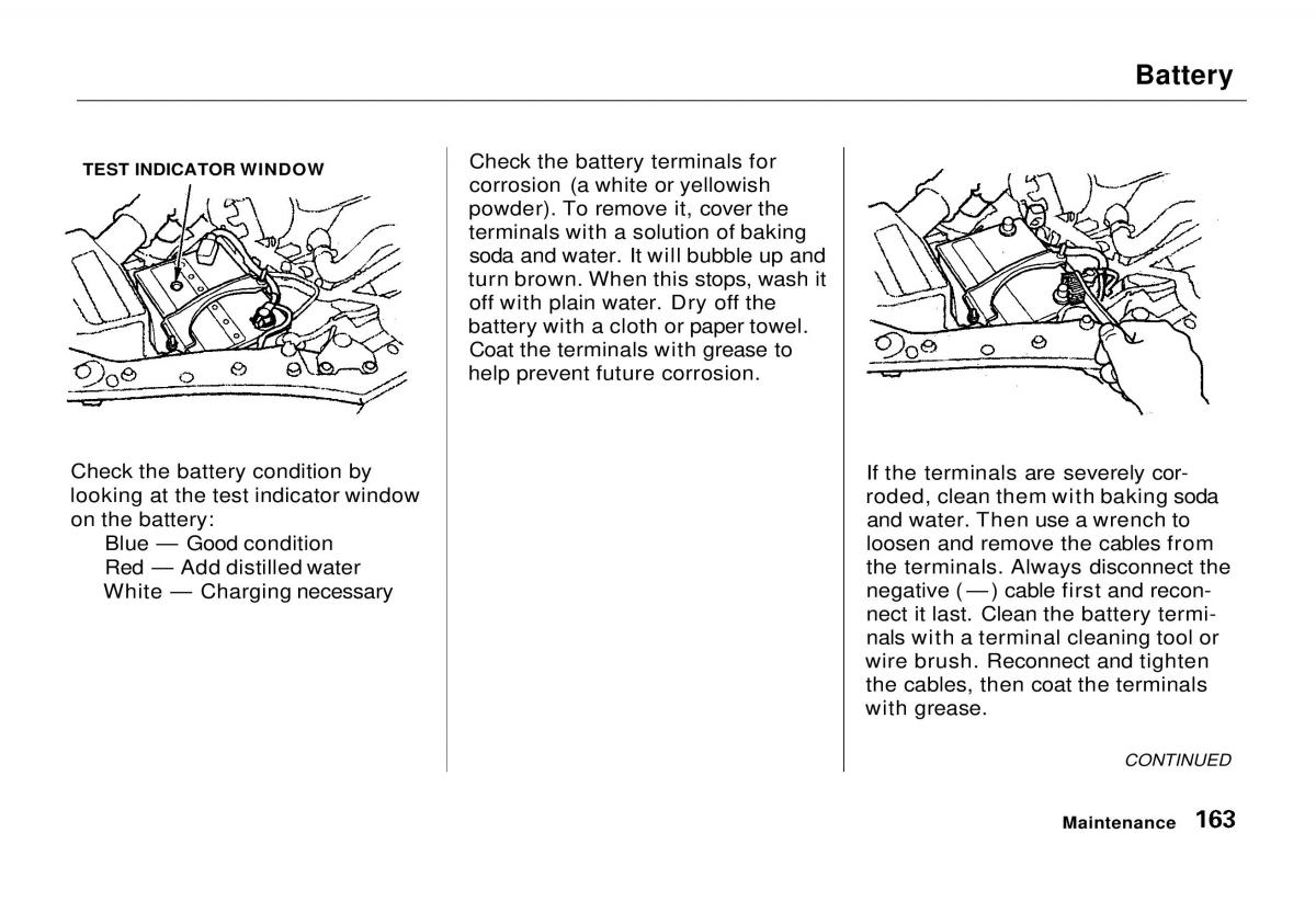 Honda Odyssey I 1 Honda Shuttle Isuzu Oasis owners manual / page 162