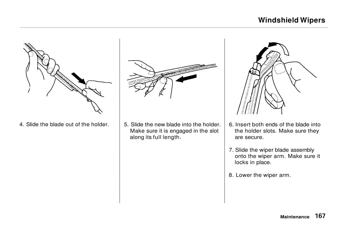 Honda Odyssey I 1 Honda Shuttle Isuzu Oasis owners manual / page 166