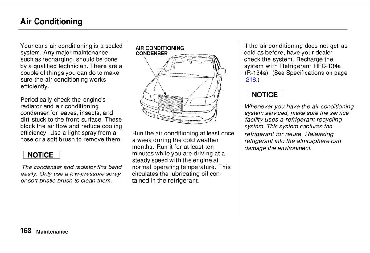 Honda Odyssey I 1 Honda Shuttle Isuzu Oasis owners manual / page 167