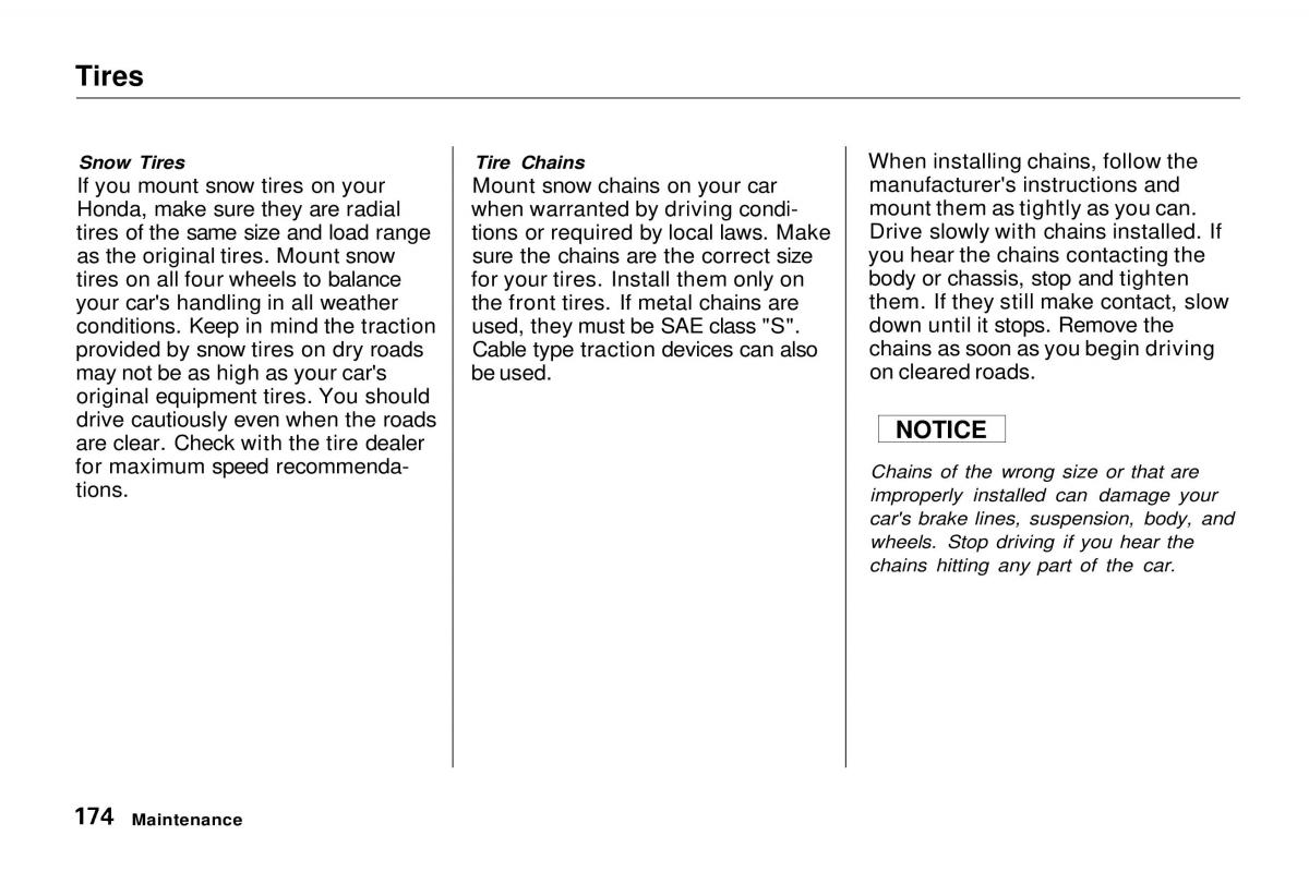 Honda Odyssey I 1 Honda Shuttle Isuzu Oasis owners manual / page 173