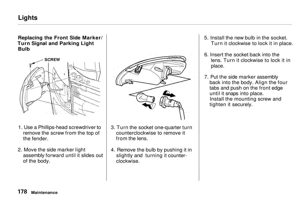 manual  Honda Odyssey I 1 Honda Shuttle Isuzu Oasis owners manual / page 177