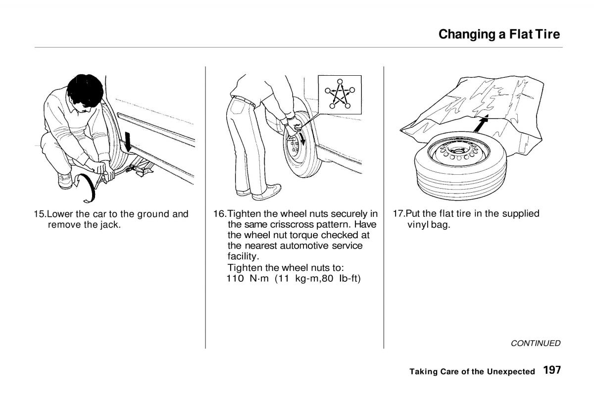 manual  Honda Odyssey I 1 Honda Shuttle Isuzu Oasis owners manual / page 196