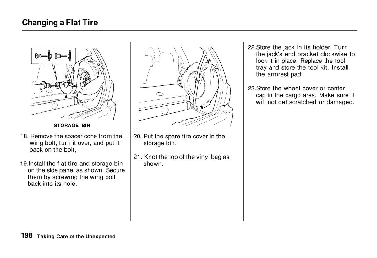 Honda Odyssey I 1 Honda Shuttle Isuzu Oasis owners manual / page 197