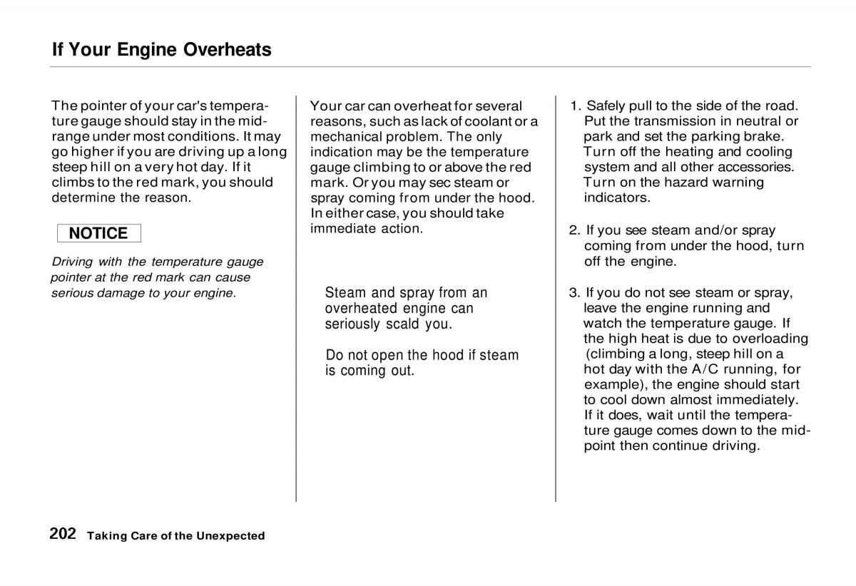 manual  Honda Odyssey I 1 Honda Shuttle Isuzu Oasis owners manual / page 201