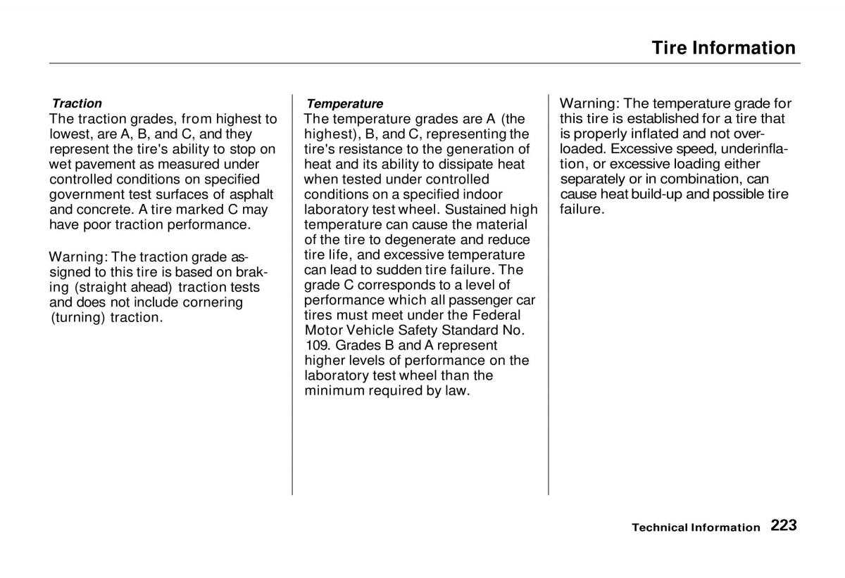 Honda Odyssey I 1 Honda Shuttle Isuzu Oasis owners manual / page 221