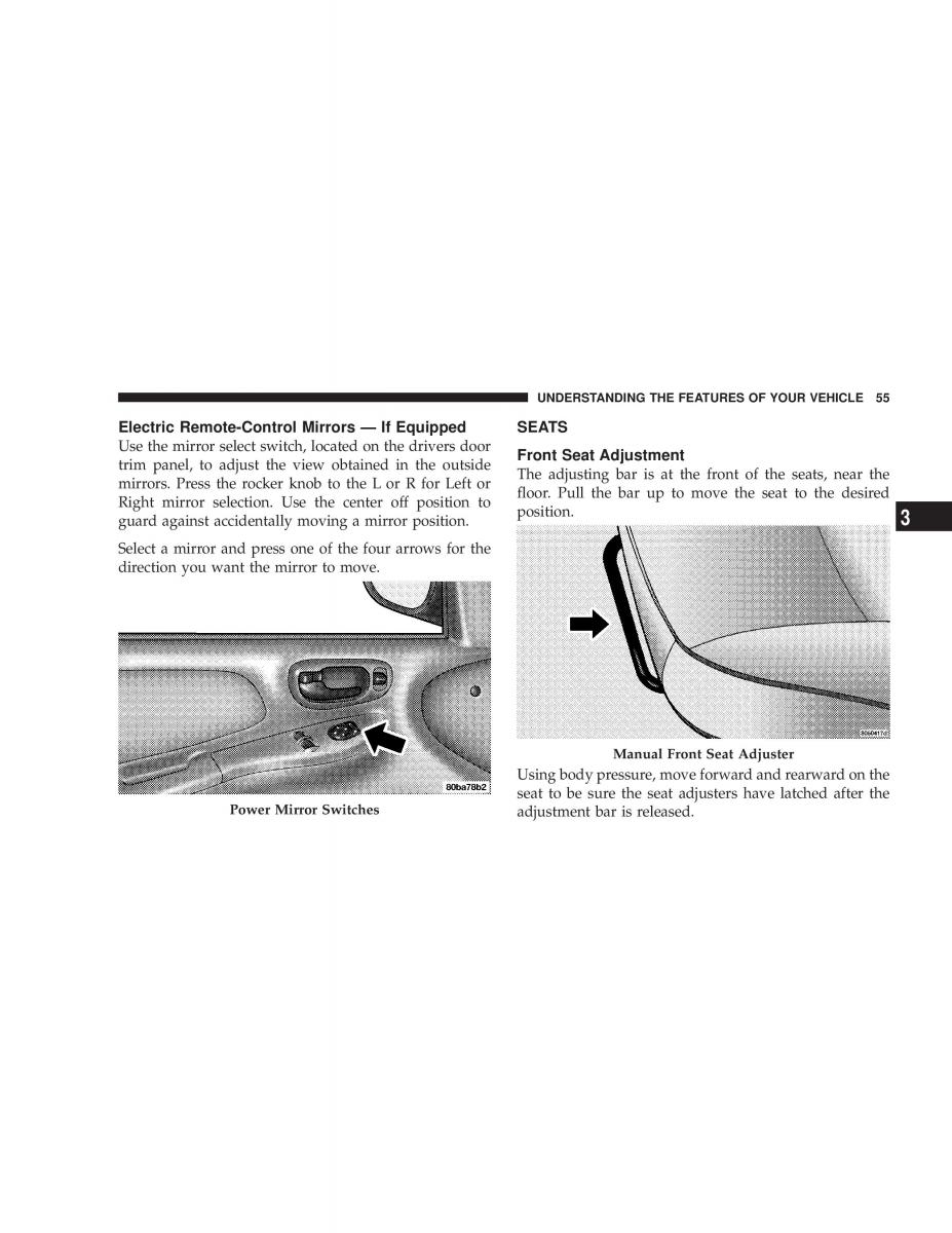 Chrysler Neon II 2 Dodge Neon owners manual / page 55