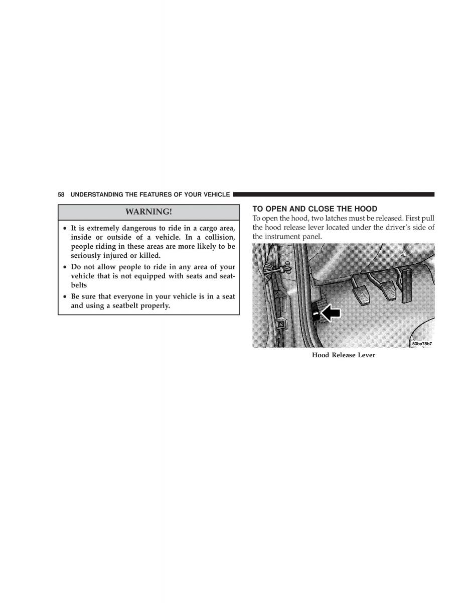 Chrysler Neon II 2 Dodge Neon owners manual / page 58