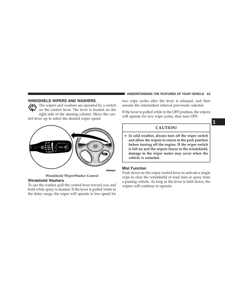 Chrysler Neon II 2 Dodge Neon owners manual / page 63