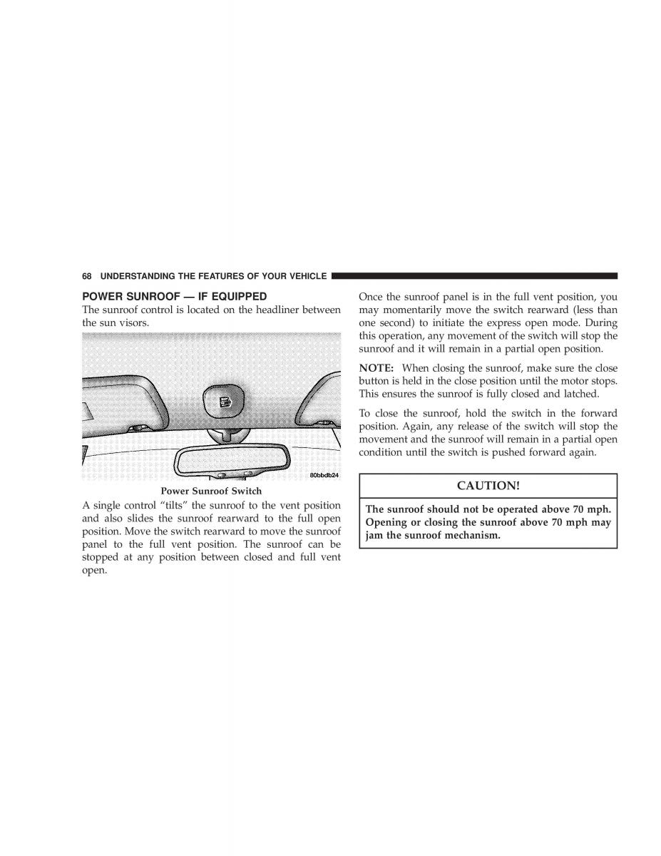 Chrysler Neon II 2 Dodge Neon owners manual / page 68