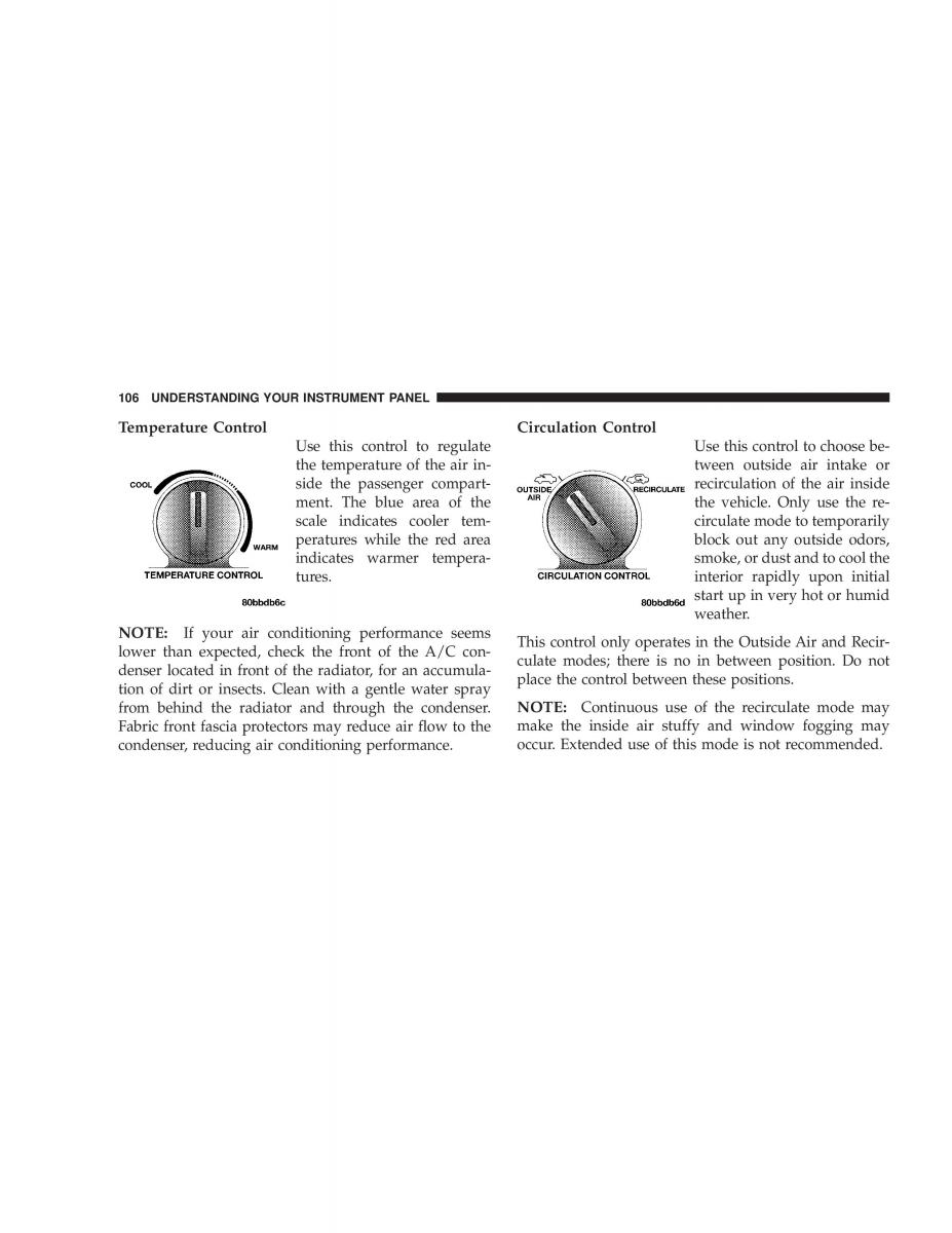 Chrysler Neon II 2 Dodge Neon owners manual / page 106