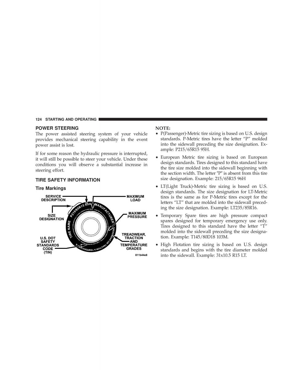 Chrysler Neon II 2 Dodge Neon owners manual / page 124