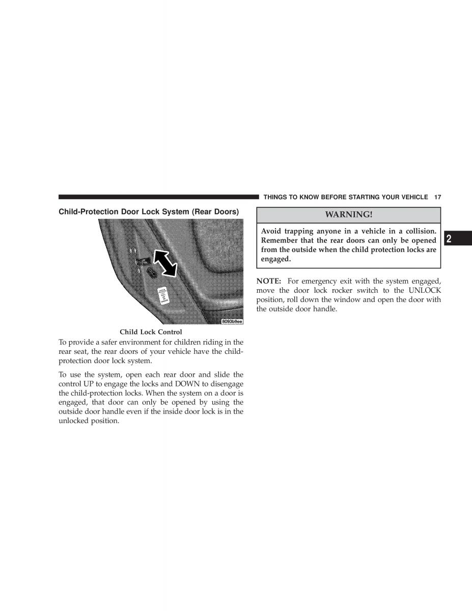 Chrysler Neon II 2 Dodge Neon owners manual / page 17