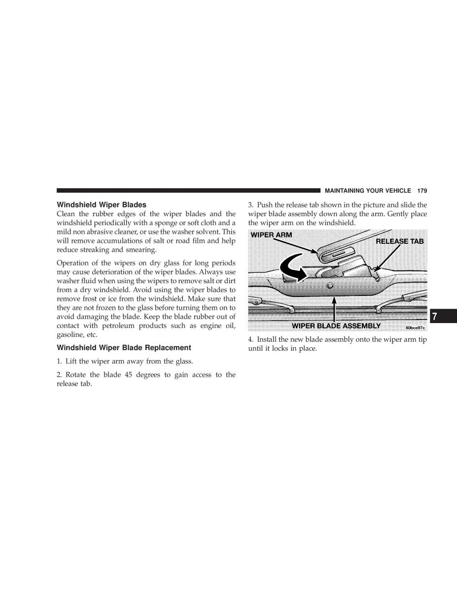 Chrysler Neon II 2 Dodge Neon owners manual / page 179