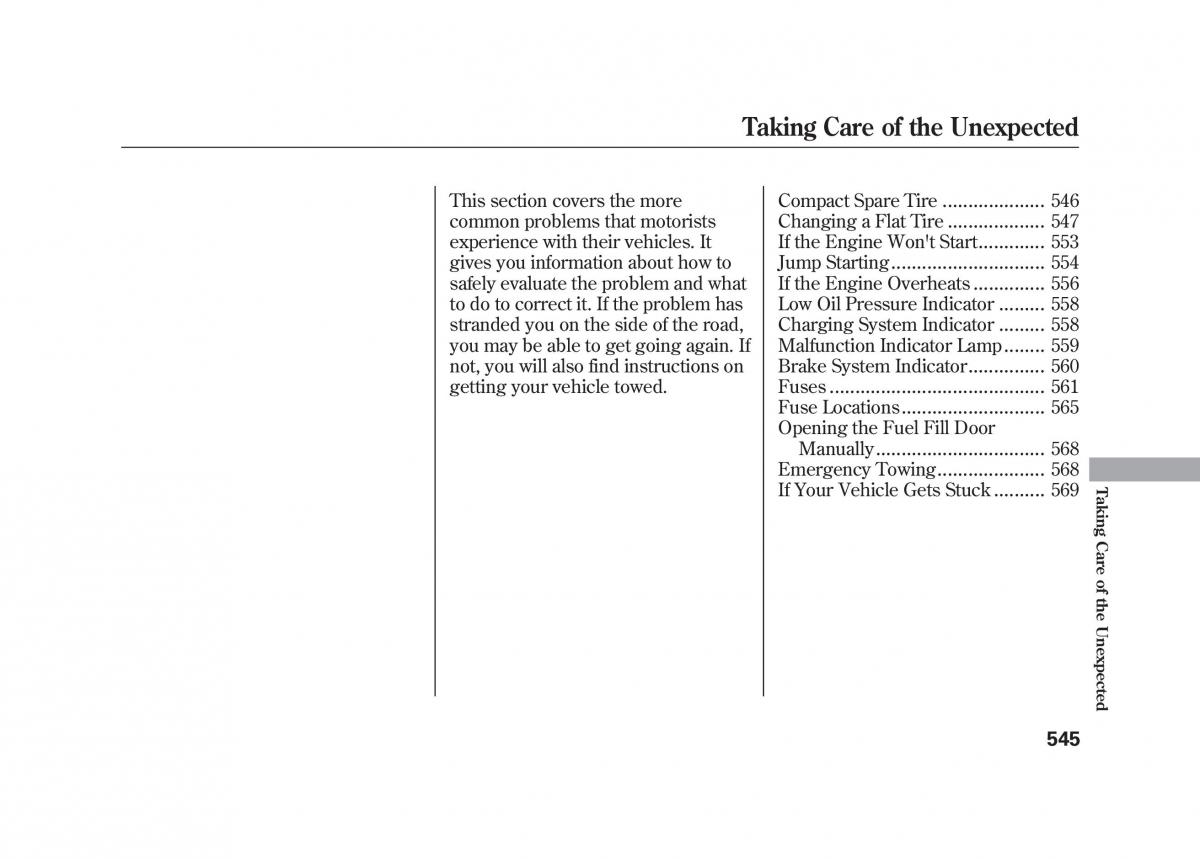 Acura MDX II 2 owners manual / page 552