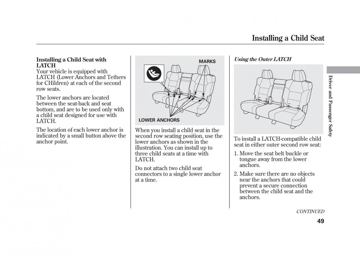 Acura MDX II 2 owners manual / page 56