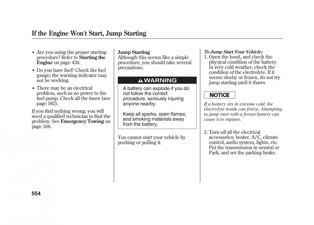 Acura MDX II 2 owners manual / page 561