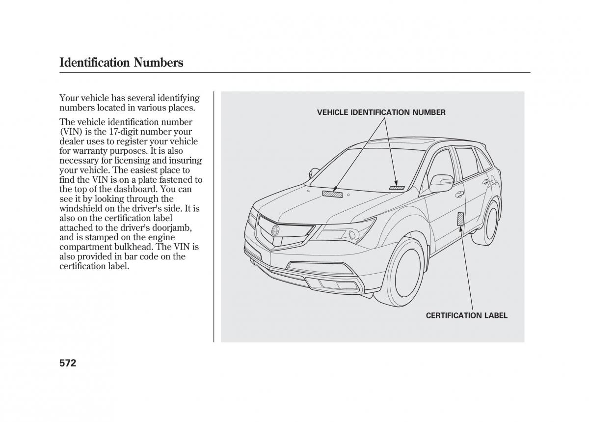 Acura MDX II 2 owners manual / page 579