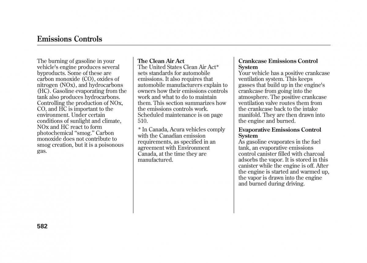 Acura MDX II 2 owners manual / page 589