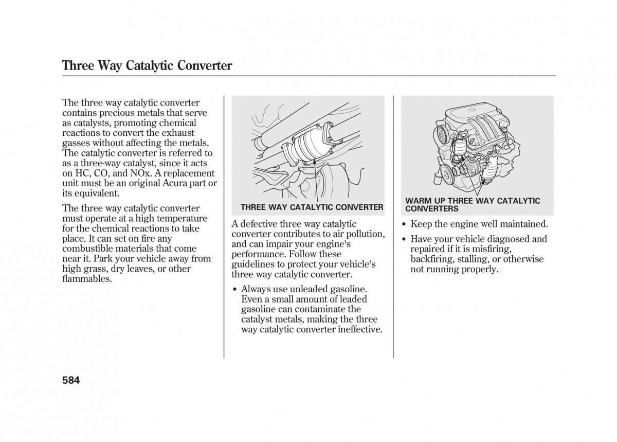 Acura MDX II 2 owners manual / page 591