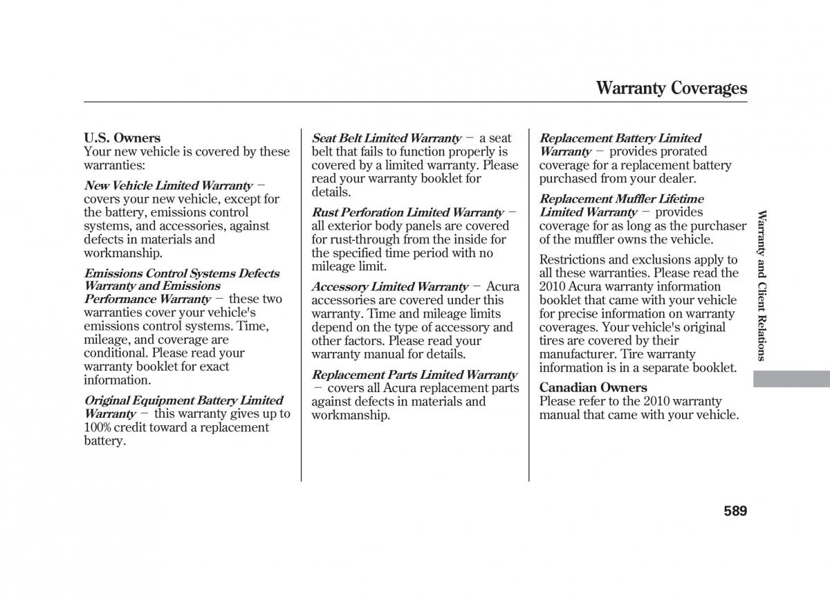 Acura MDX II 2 owners manual / page 596