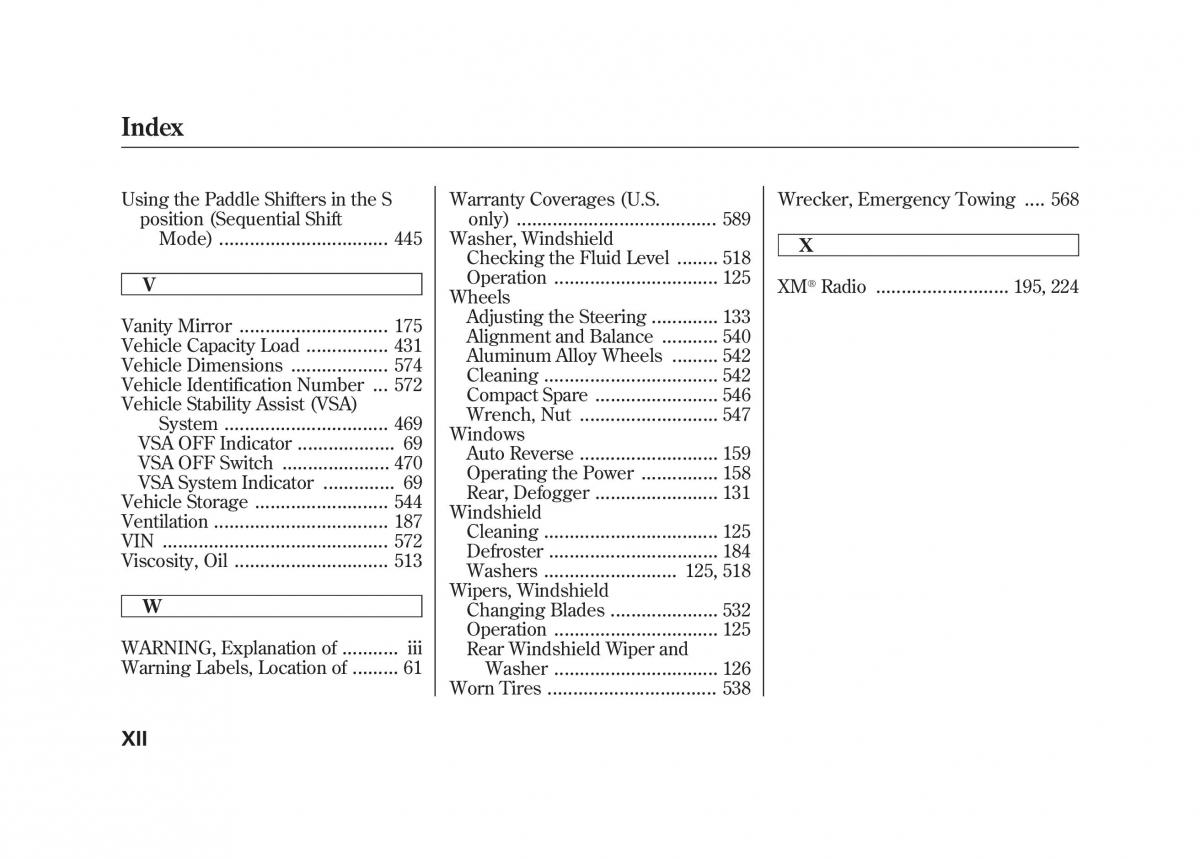 Acura MDX II 2 owners manual / page 611