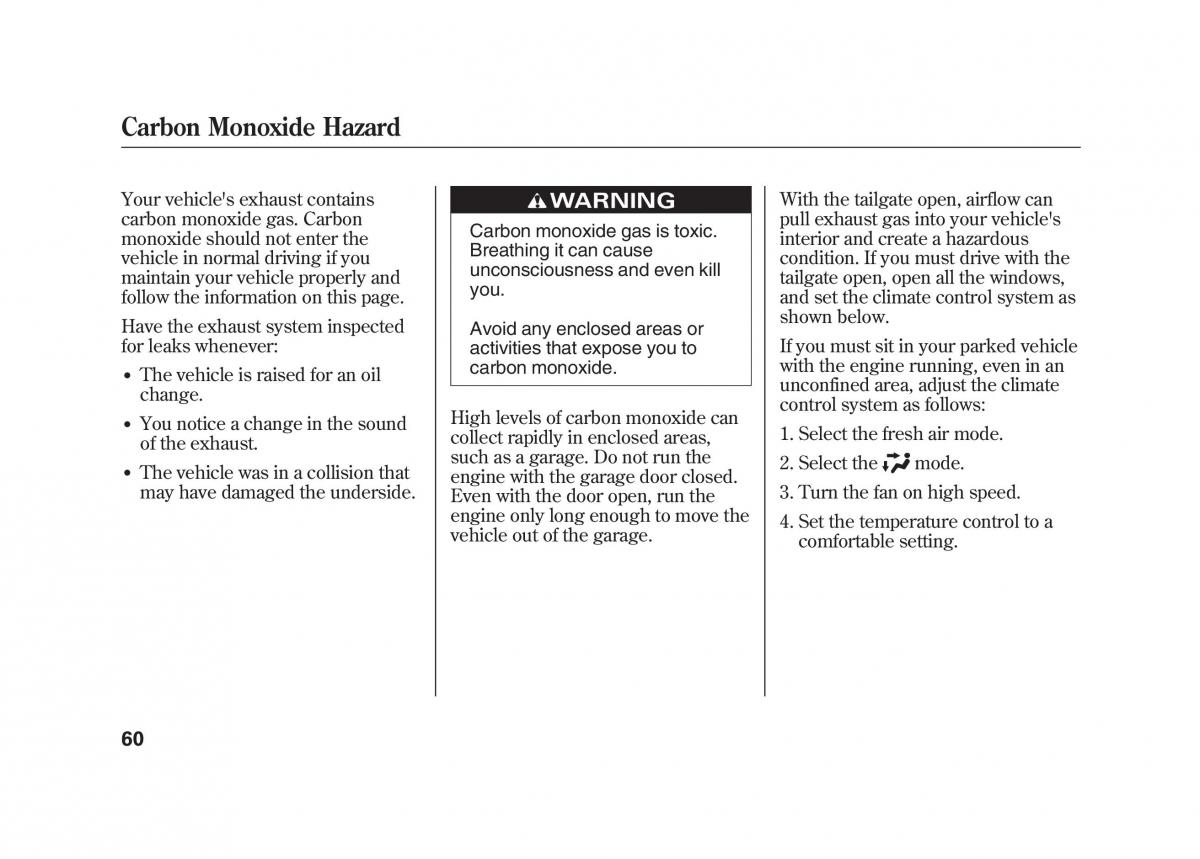 Acura MDX II 2 owners manual / page 67