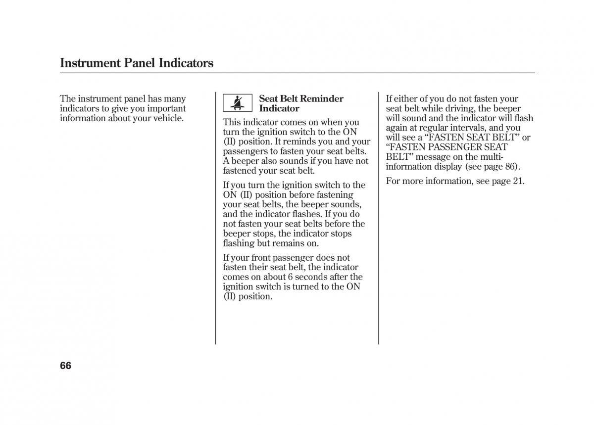 Acura MDX II 2 owners manual / page 73