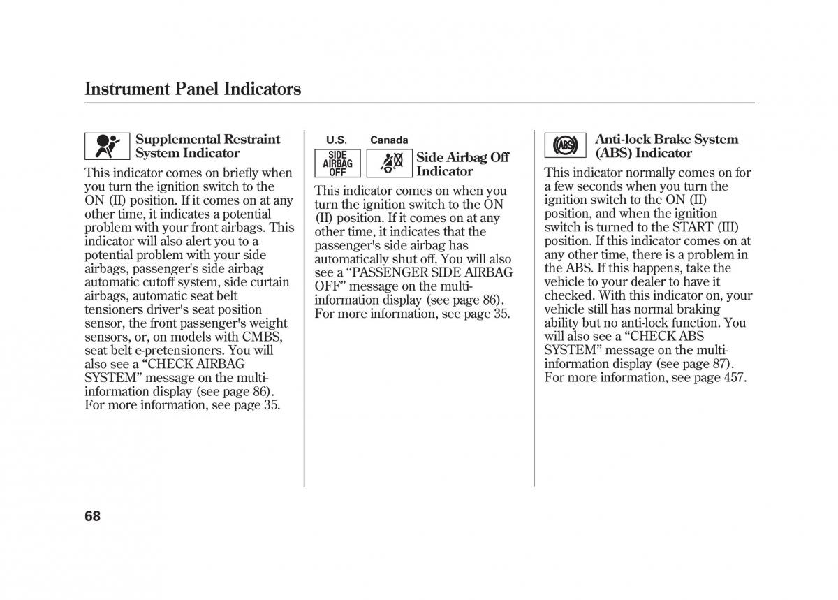 Acura MDX II 2 owners manual / page 75