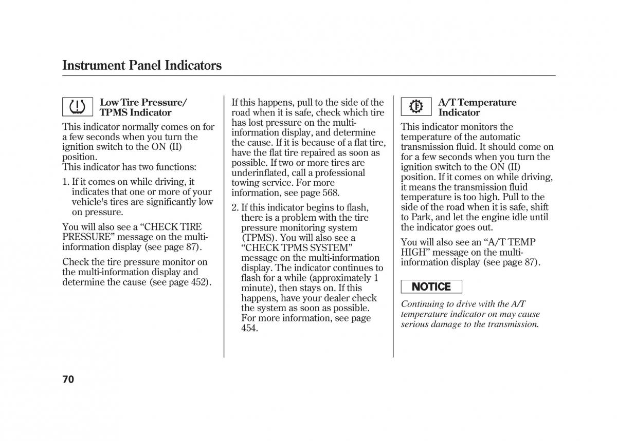 Acura MDX II 2 owners manual / page 77