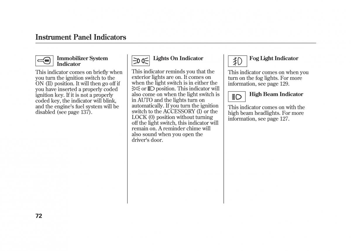 Acura MDX II 2 owners manual / page 79