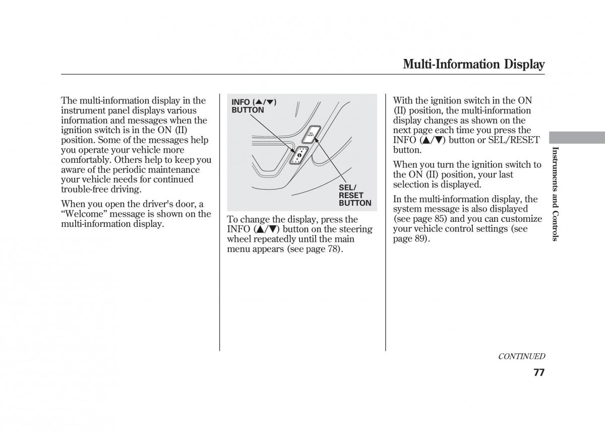 Acura MDX II 2 owners manual / page 84