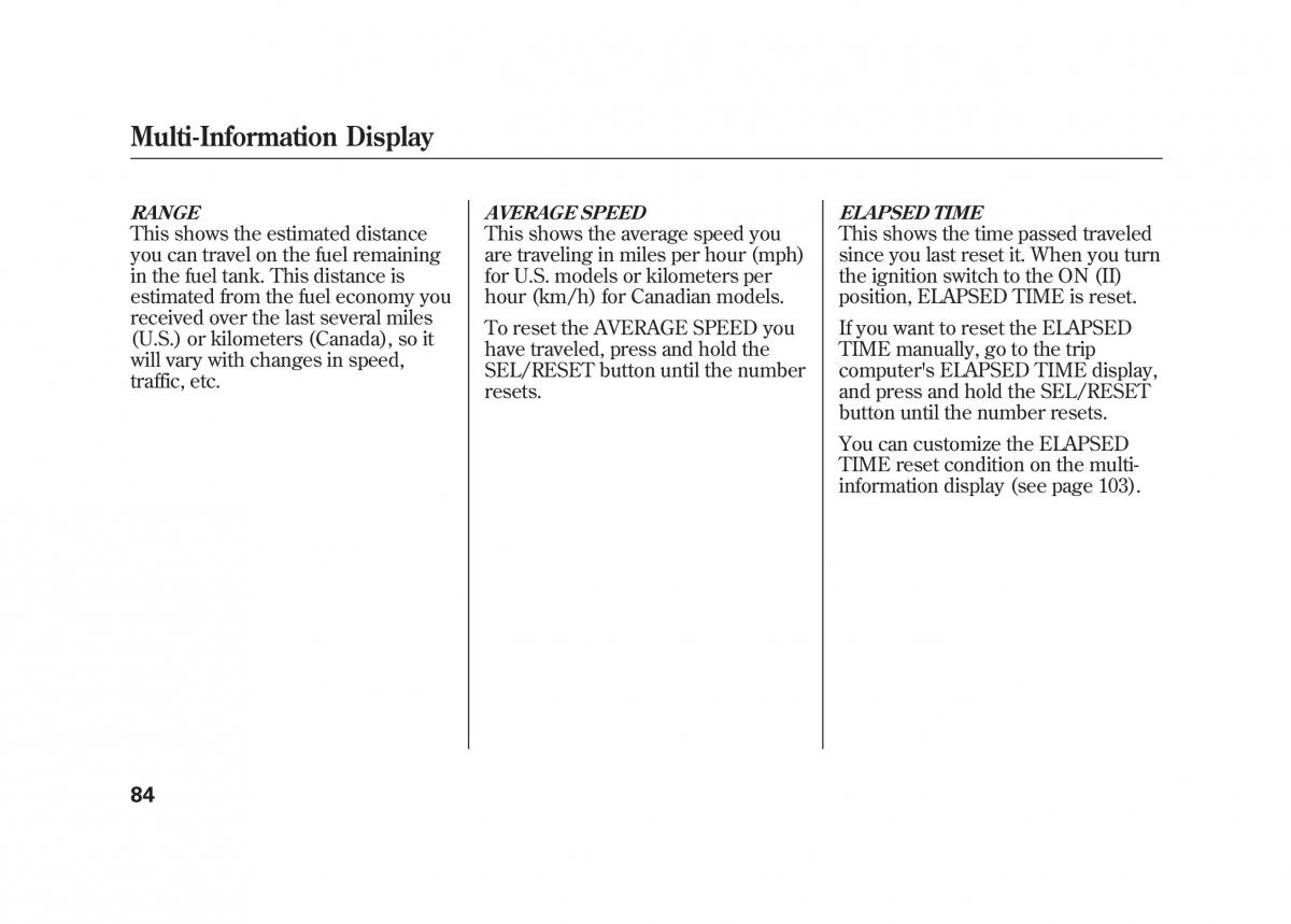 Acura MDX II 2 owners manual / page 91