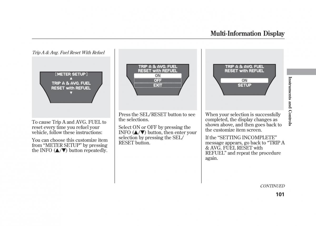 Acura MDX II 2 owners manual / page 108