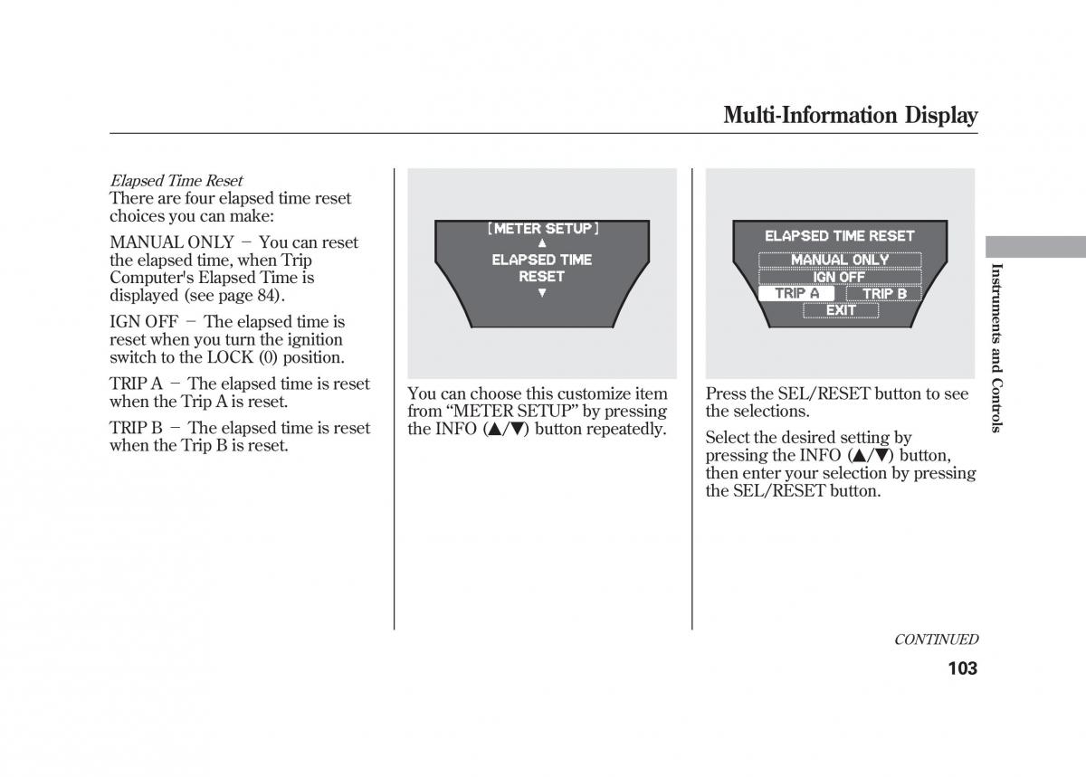 Acura MDX II 2 owners manual / page 110