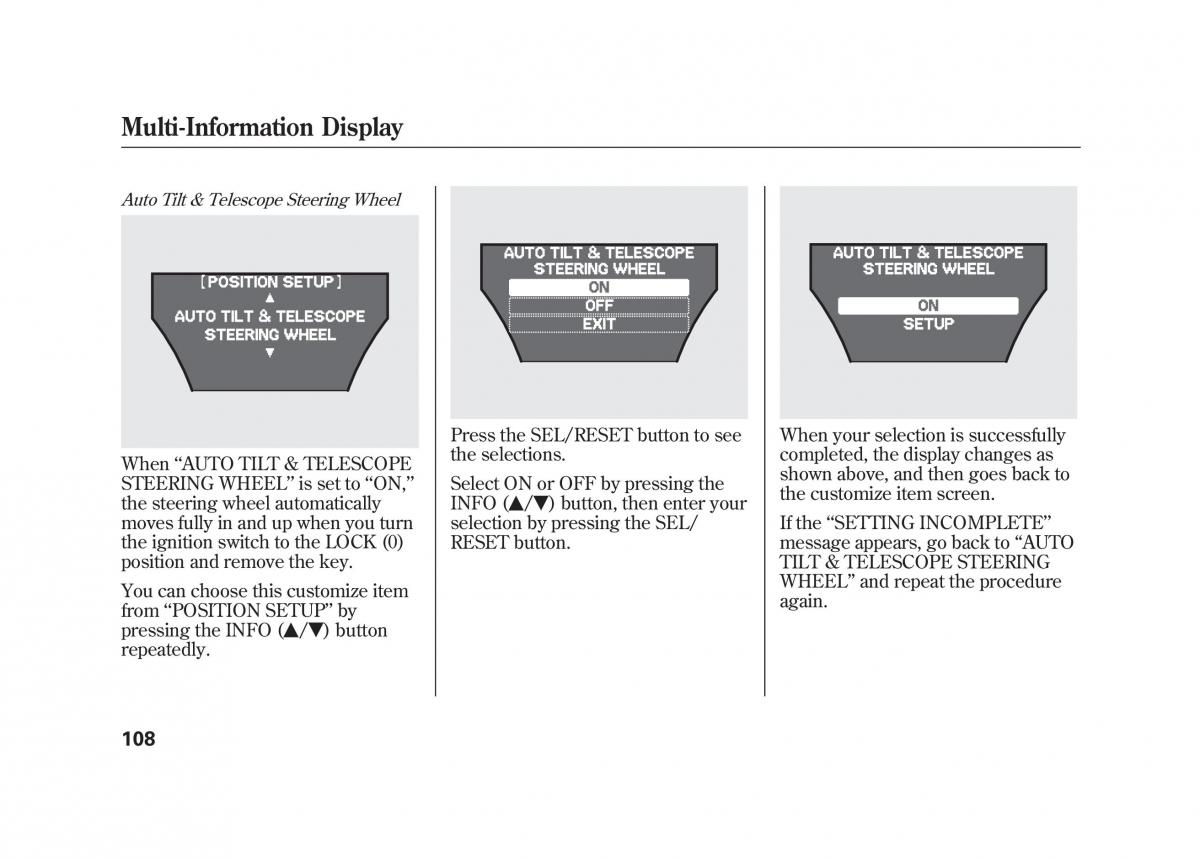 Acura MDX II 2 owners manual / page 115