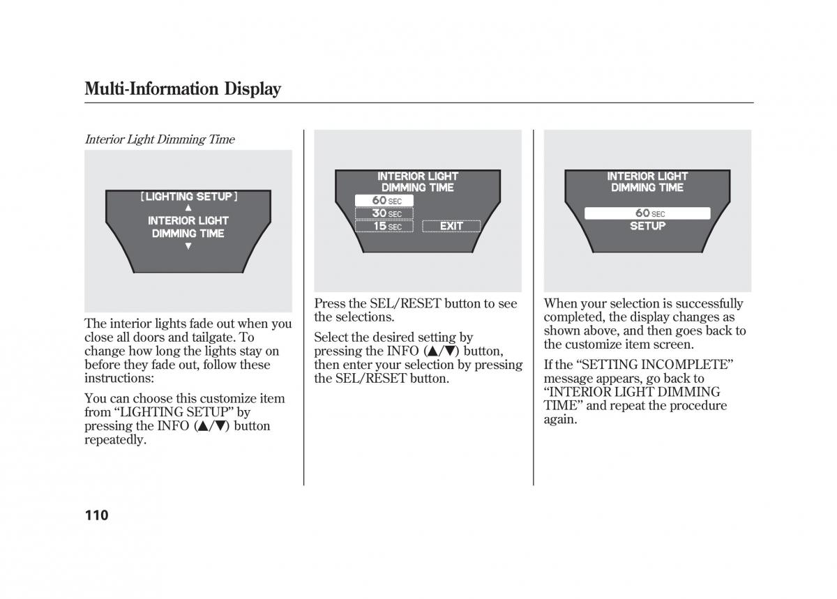 Acura MDX II 2 owners manual / page 117