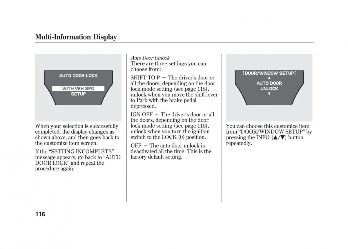 Acura MDX II 2 owners manual / page 123