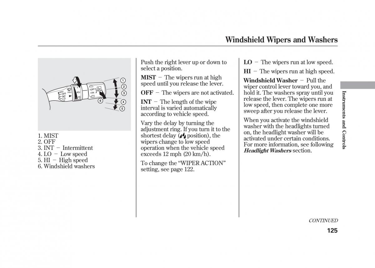 Acura MDX II 2 owners manual / page 132