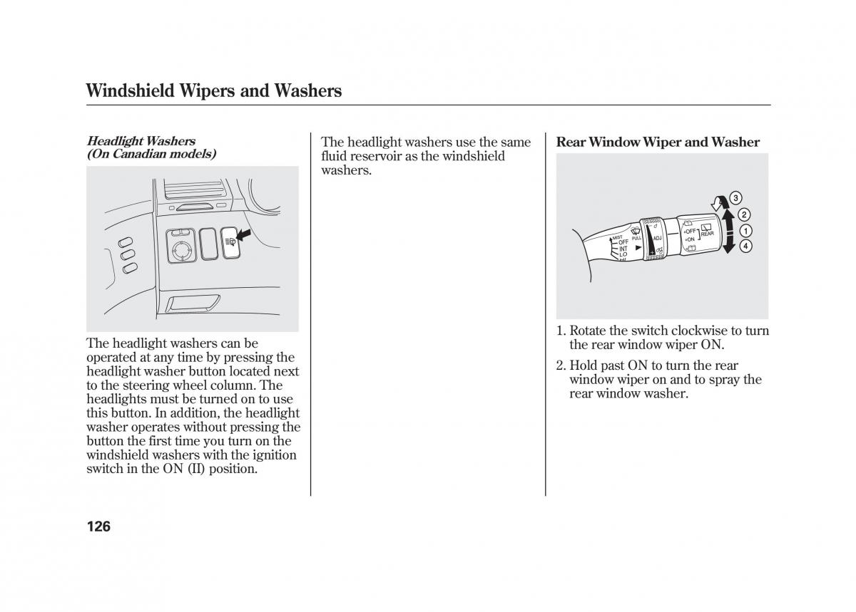 Acura MDX II 2 owners manual / page 133