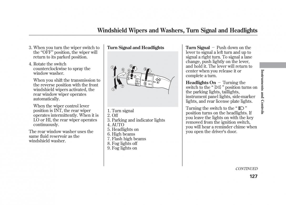 Acura MDX II 2 owners manual / page 134