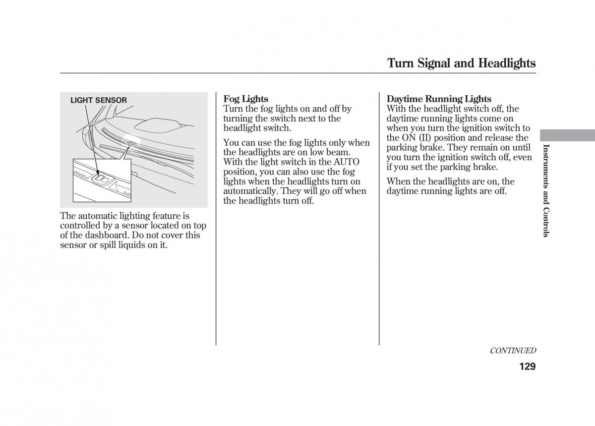 Acura MDX II 2 owners manual / page 136